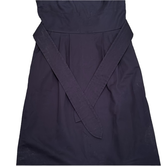 Tory Burch Elegant Navy Belted Dress - Picture 3 of 8